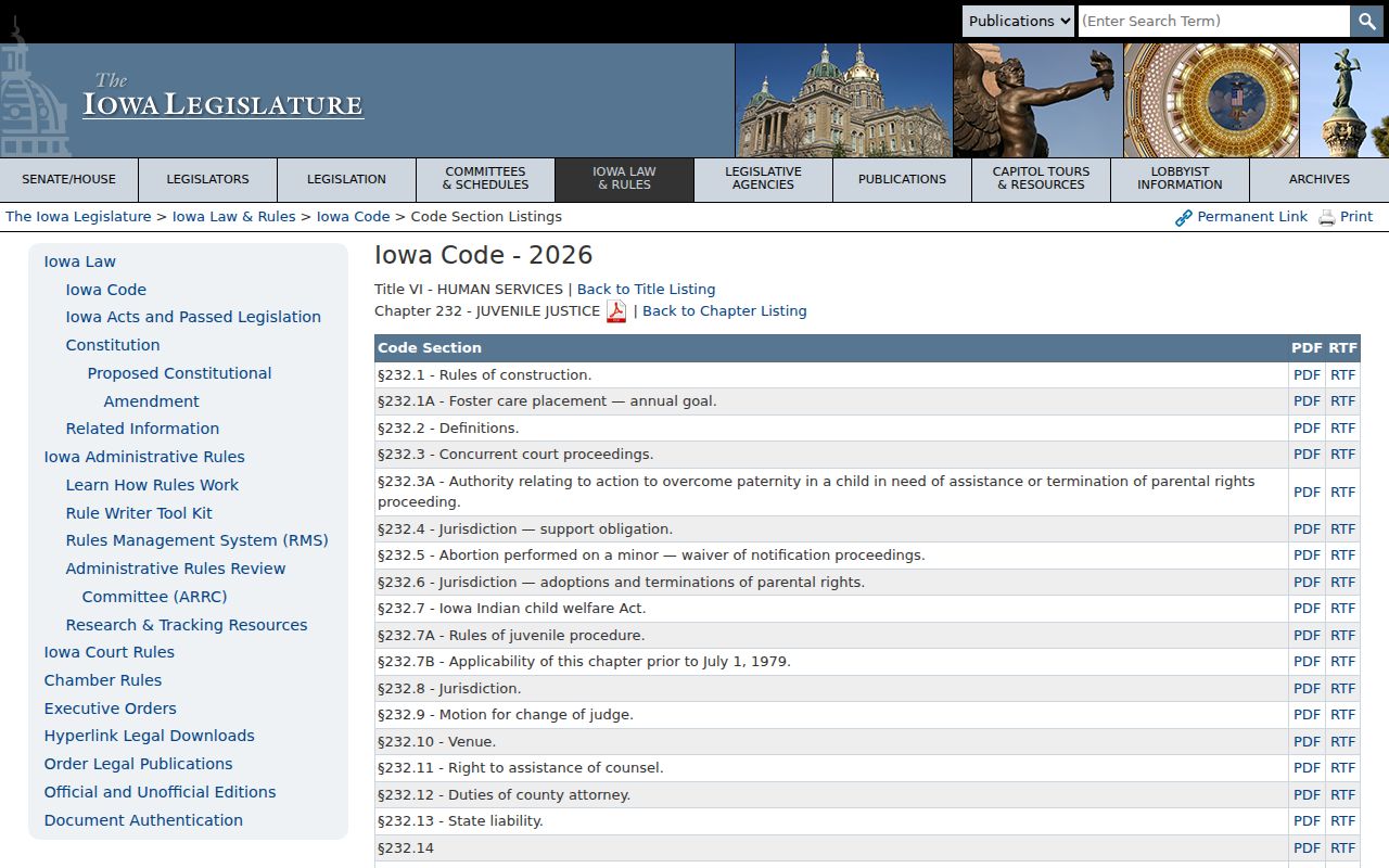 Iowa juvenile confidentiality law and Carroll County registry limits