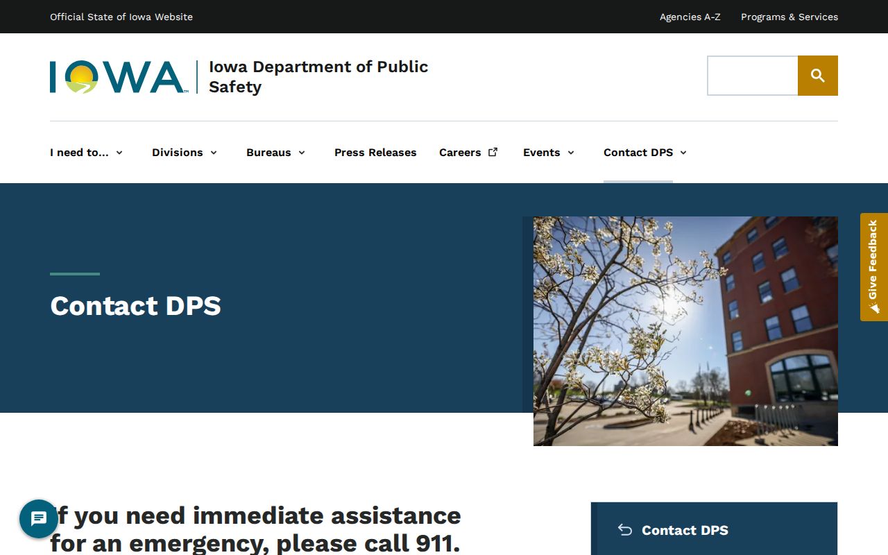 Carroll County criminal history Iowa DPS contact channels