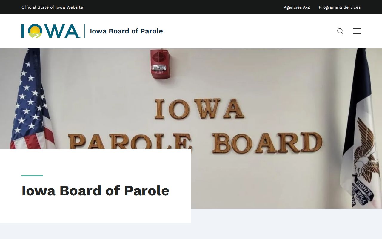 Carroll County criminal history Iowa Board of Parole information